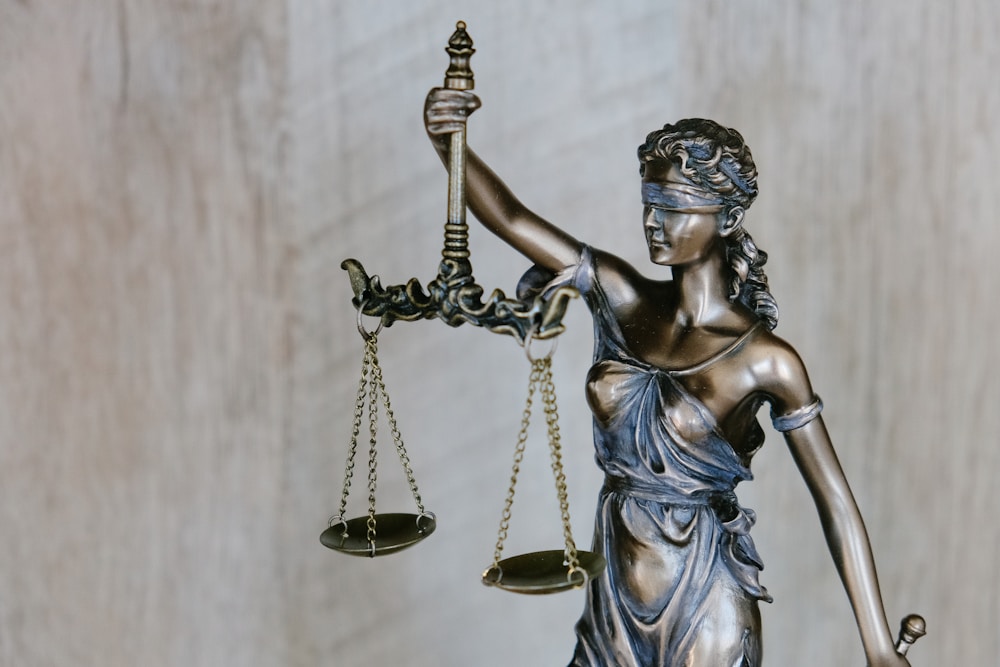 Intellectual Property lady justice scales